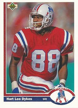 Hart Lee Dykes New England Patriots 1991 Upper Deck NFL #433